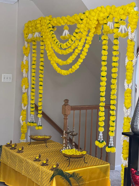 Marigold Flower Backdrop