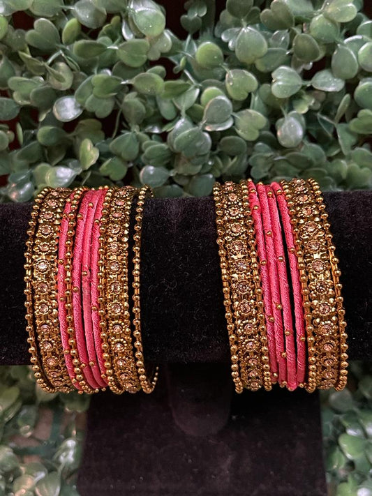 Silk Thread Bangles Set of 20