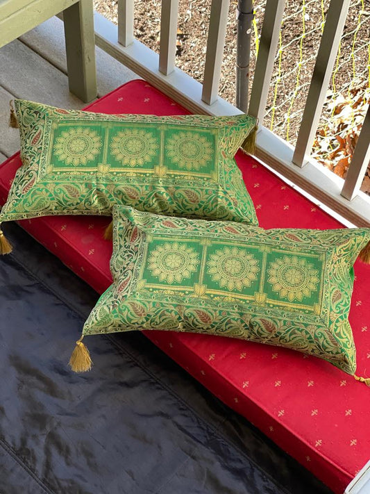 Banarasi Silk Cushion Covers
